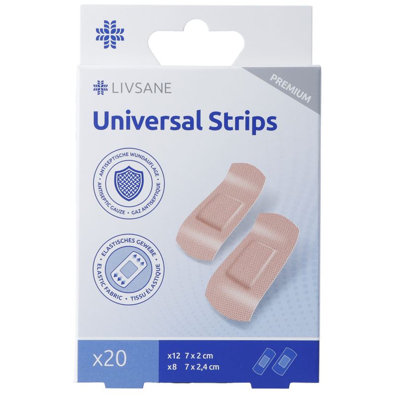 LIVSANE Premium Univer Pflaster Strips 20 Stk