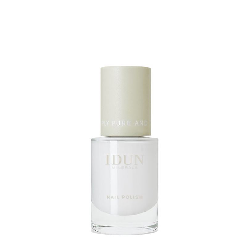 IDUN Minerals Nail Polish Mansten Clas White 11 ml