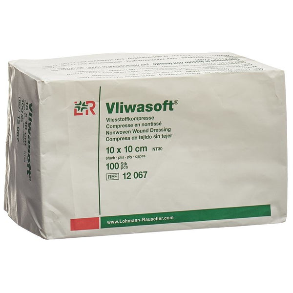 VLIWASOFT Vliesstoffko 10x10cm 6-l Btl 100 Stk