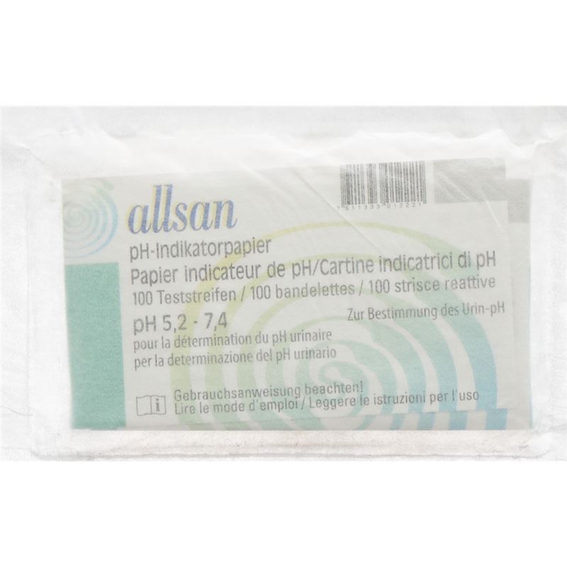 ALLSAN Indikatorpapier pH 5.2-7.4 100 Stk