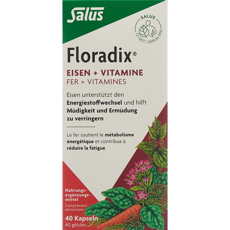 FLORADIX Eisen + Vitamine Kaps 40 Stk