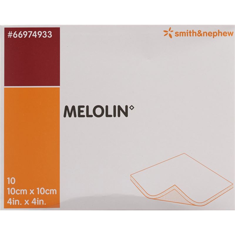 MELOLIN Wundkompressen 10x10cm steril 10 Btl