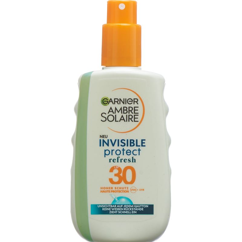 AMBRE SOLAIRE Invisible Prot&Refr Spr LSF30 200 ml