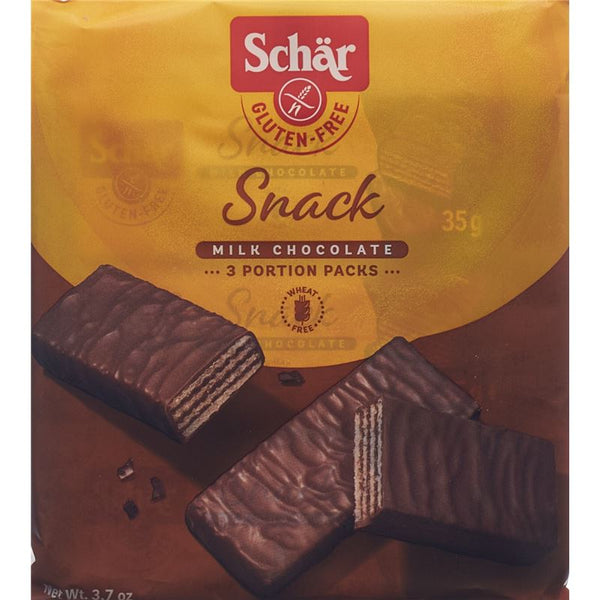 SCHÄR Snack m Schokolade glutenfrei 3 x 35 g