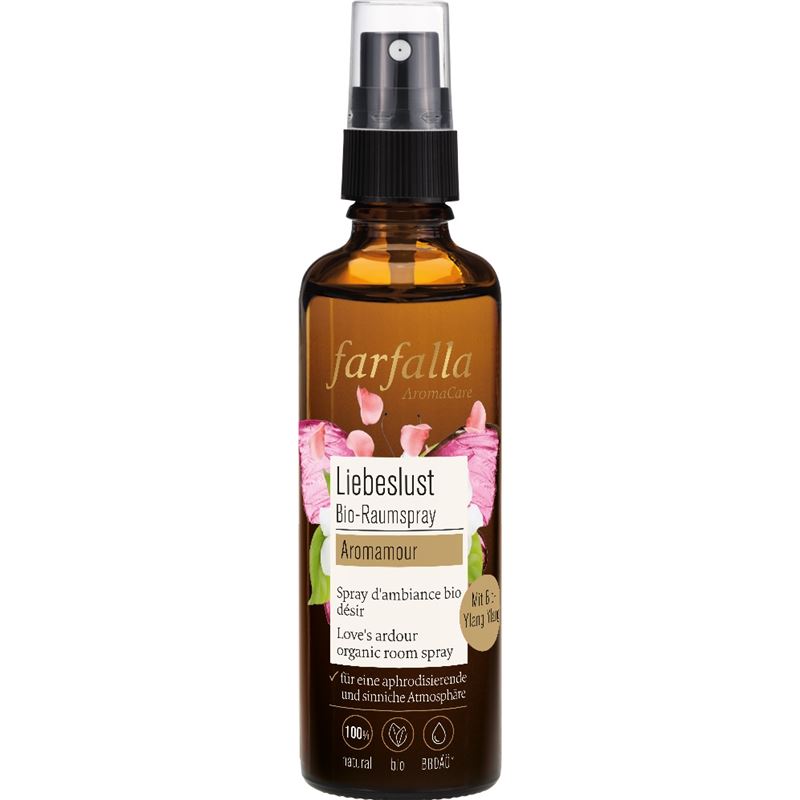 FARFALLA Bio-Raumspray Aromamour Liebeslust 75 ml