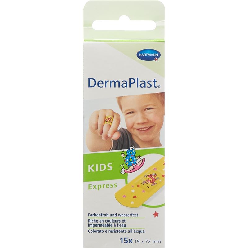 DERMAPLAST Kids Express Strips 19x72mm 15 Stk