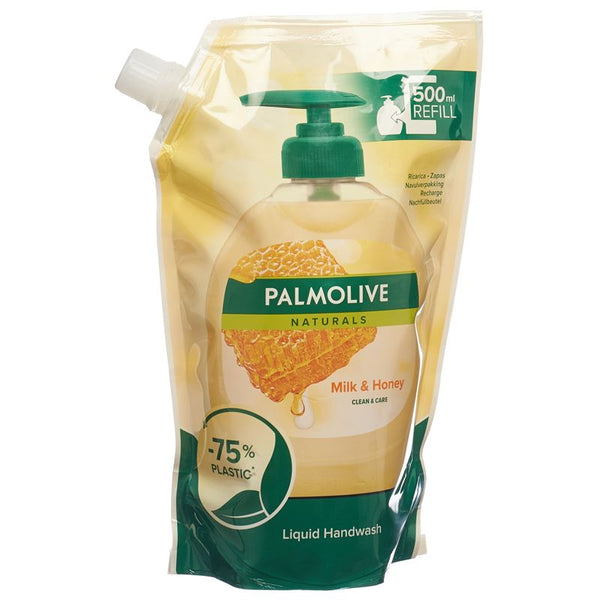 PALMOLIVE Flüssigseife Milch + Honig refill 500 ml
