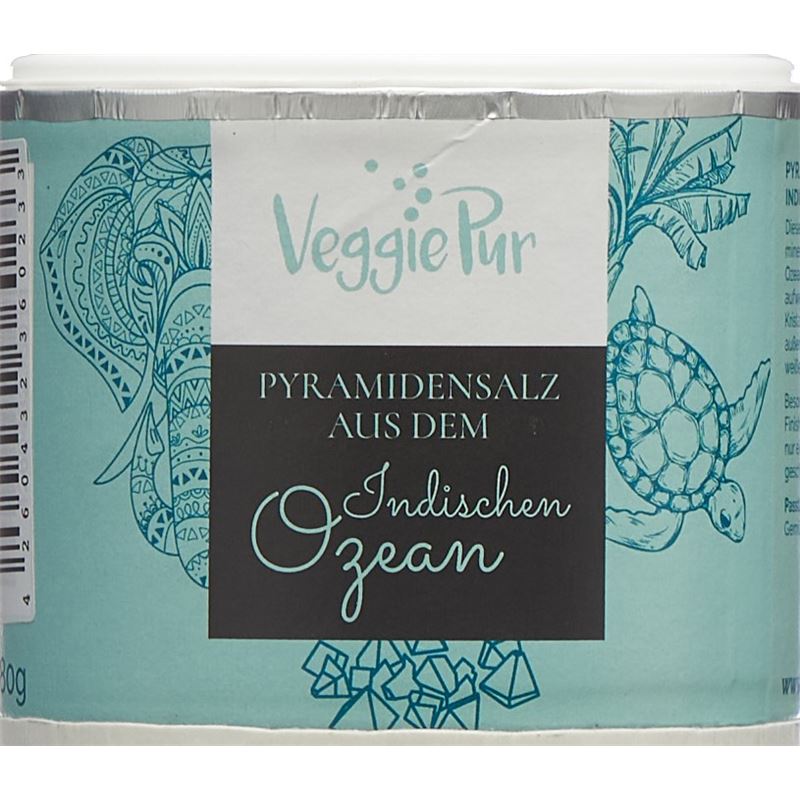 VEGGIEPUR Pyramidensalz aus Indischen Ozean 80 g