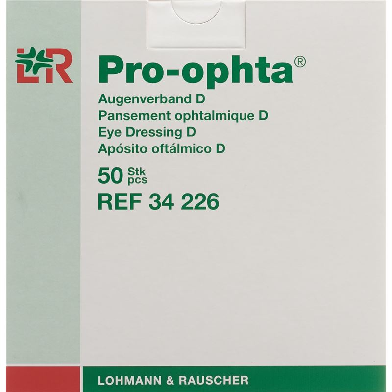 PRO-OPHTA D Augenverband lichtdicht hautf 50 Stk