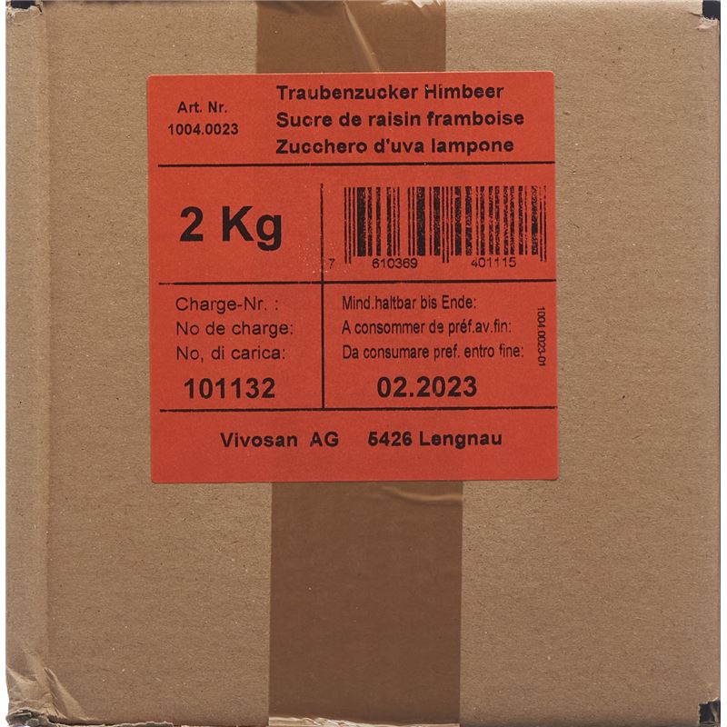 VIVOSAN Traubenzucker Himbeer 2 kg