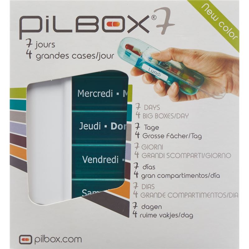 PILBOX 7 Medikamentenspender 7 Tage D/F