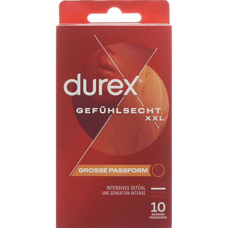 DUREX Gefühlsecht XXL Präservativ 10 Stk