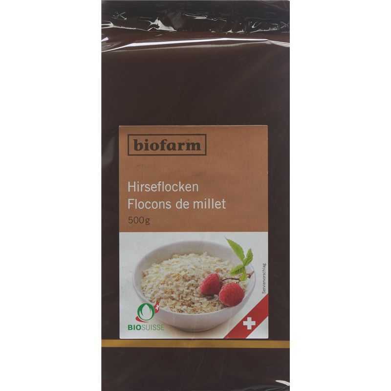 BIOFARM Schweizer Hirseflöckli Knospe 500 g