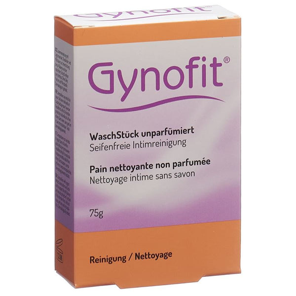 GYNOFIT Waschstück unparfümiert 75 g