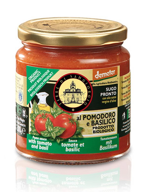 TERRE DI SANGIORGIO Sugo Basilico Demeter 300 g