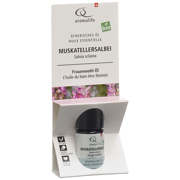 AROMALIFE TOP Muskatellersalbei Äth/Öl BIO 5 ml