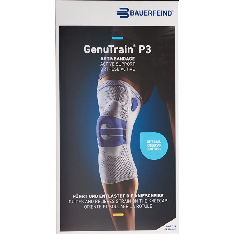 GENUTRAIN P3 Aktivbandage Gr2 links titan