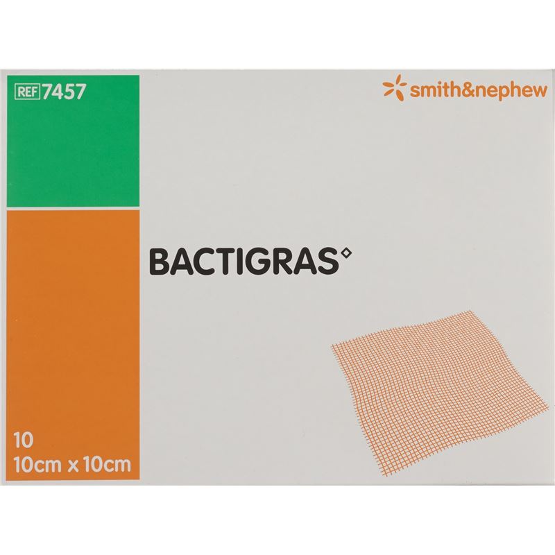 BACTIGRAS Gazeverband 10cmx10cm 10 Btl