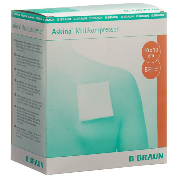 ASKINA Mullkompresse 10cmx10cm ster 25 x 2 Stk