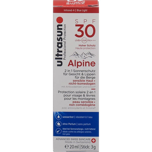 ULTRASUN Alpine SPF 30 20 ml + 3 g