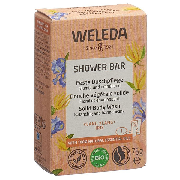 WELEDA Feste Duschpflege Ylang Yla Iris 75 g