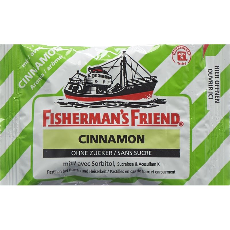 FISHERMAN'S FRIEND Cinnamon o Zuck Btl 25 g