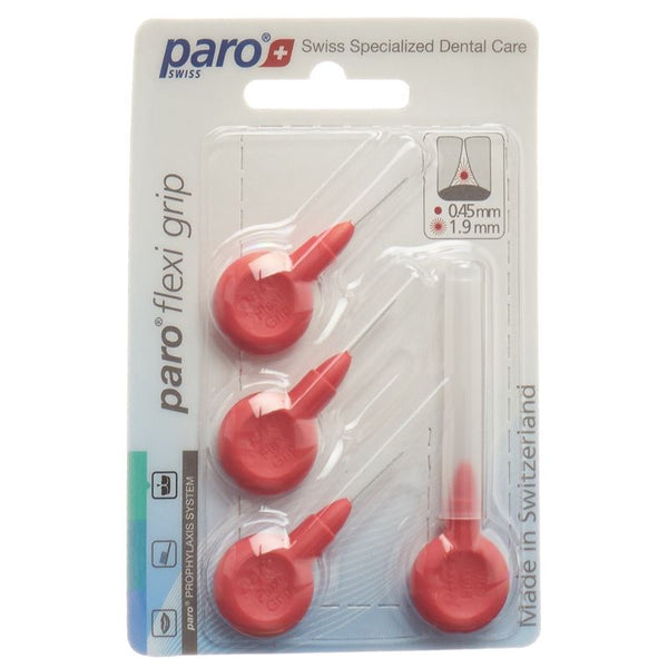 PARO Flexi Grip 1.9mm xxx-fine rot zylindr 4 Stk