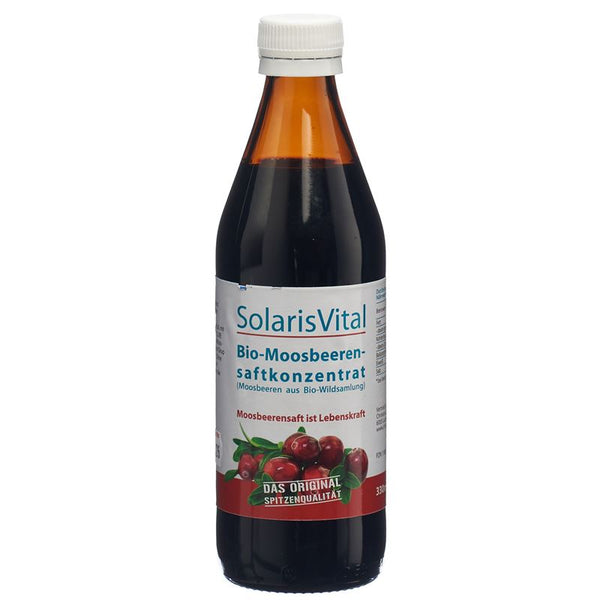 SOLARISVITAL Moosbeerensaft Bio Fl 330 ml