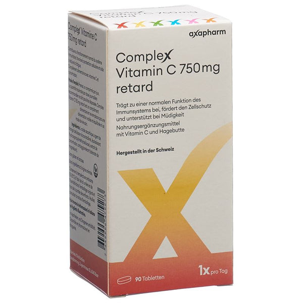 COMPLEX Vitamin C retard Tabl 750 mg Ds 90 Stk