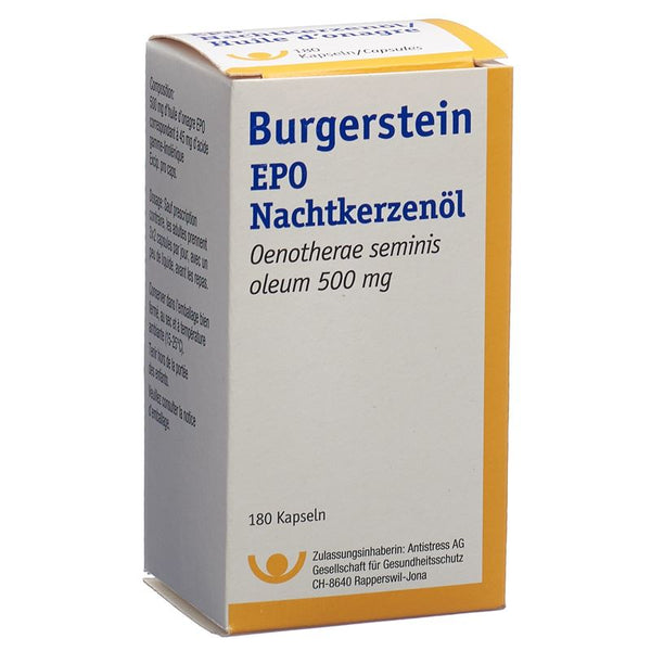 BURGERSTEIN EPO Weichkaps 500 mg 180 Stk