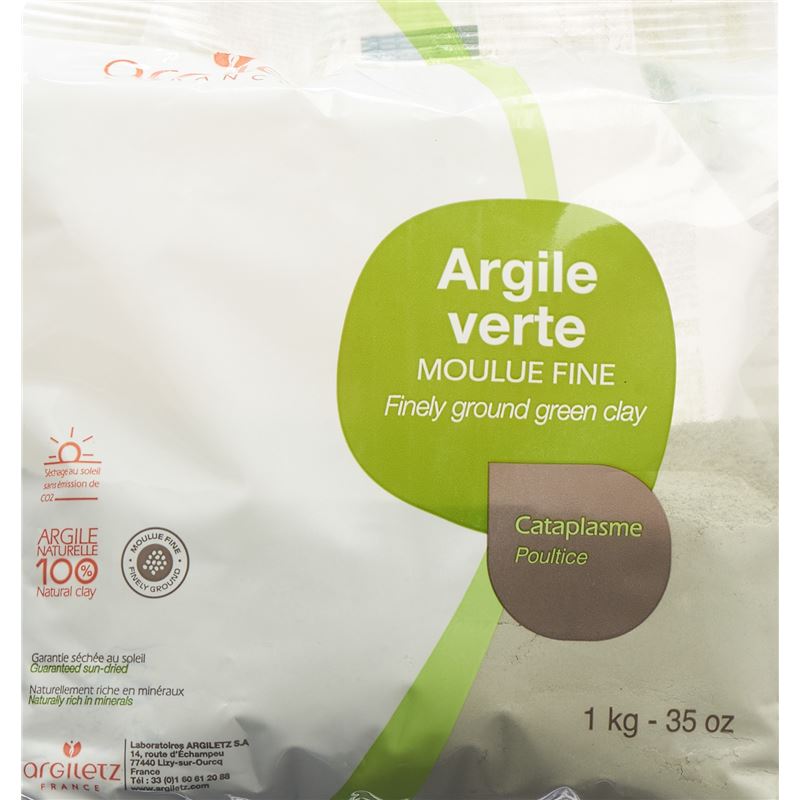 ARGILETZ Heilerde grün Plv fein gemahlen Btl 1 kg