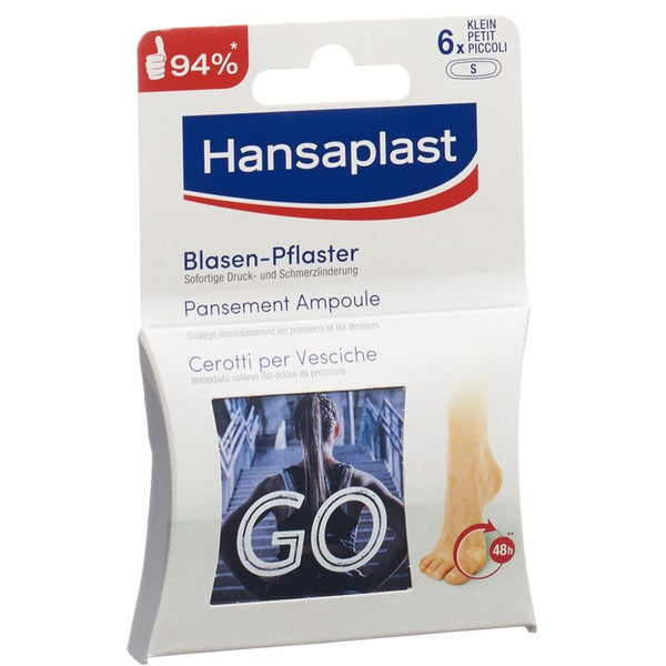 HANSAPLAST Footcare Blasen Pflaster klein 6 Stk