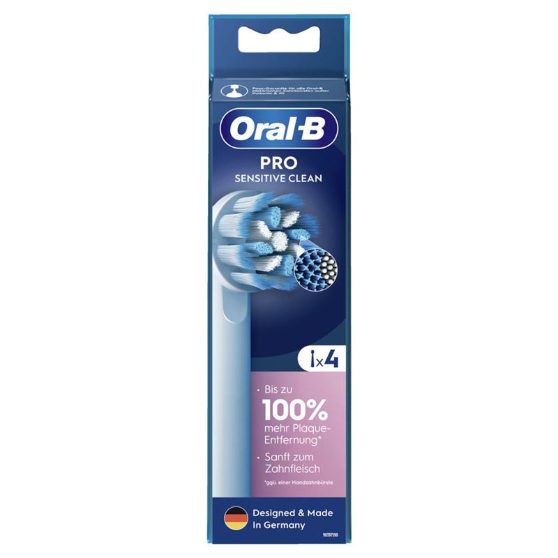 ORAL-B Aufsteckbürsten Sensitive Clean Pro 4 Stk
