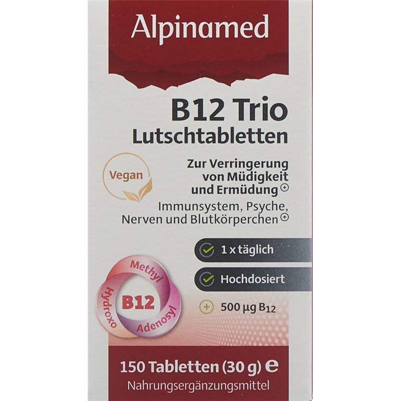 ALPINAMED B12 Trio Tabl Fl 150 Stk