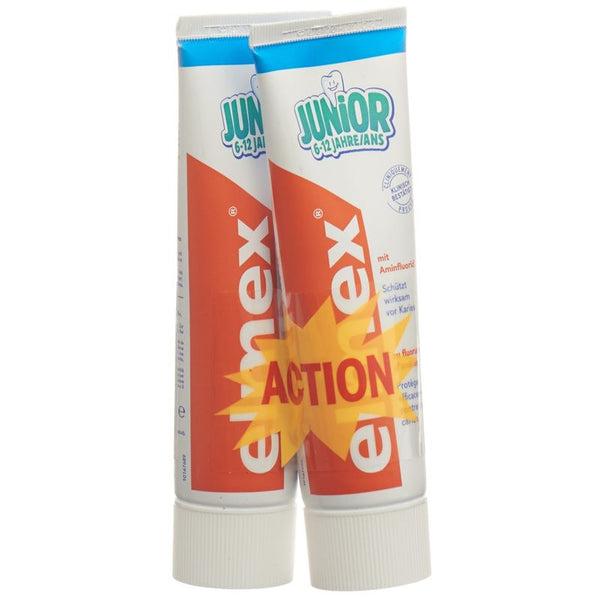 ELMEX JUNIOR Zahnpasta Duo 2 x 75 ml