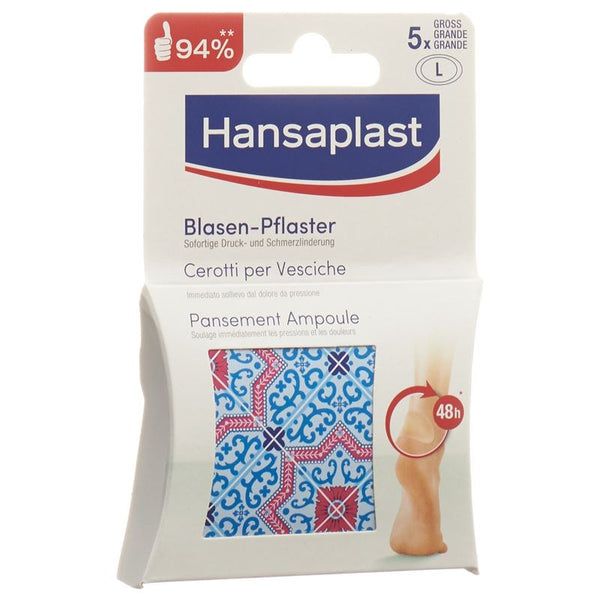 HANSAPLAST Footcare Blasen Pflaster 5 Stk