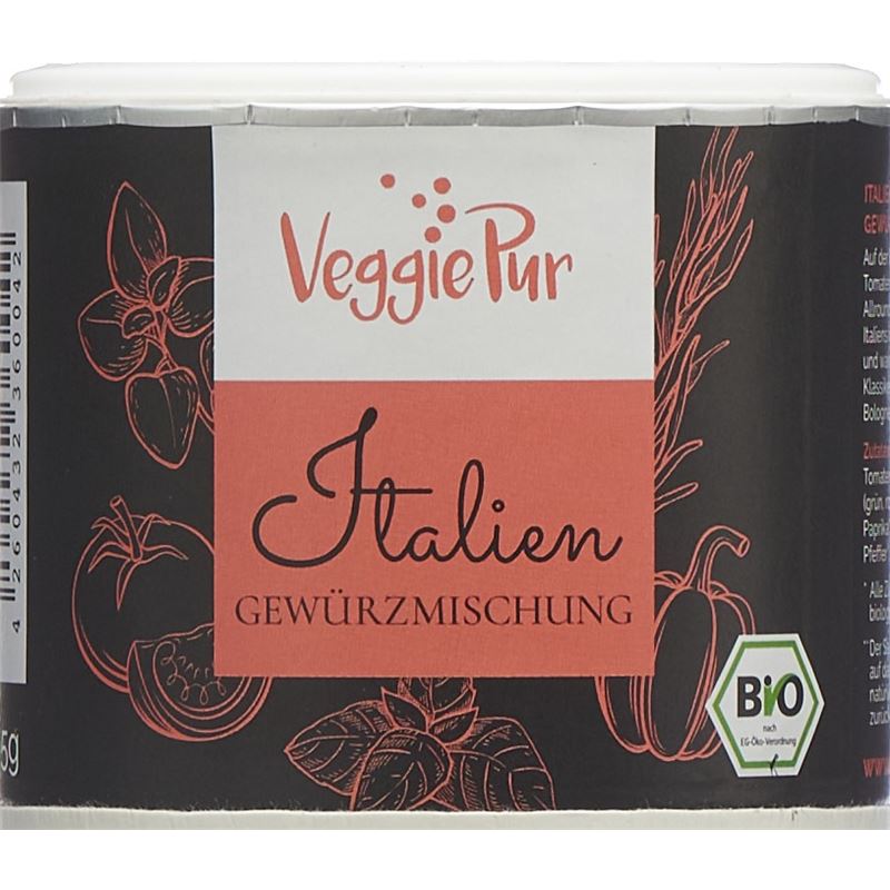 VEGGIEPUR Italien Gewürzmischung Bio Ds 65 g