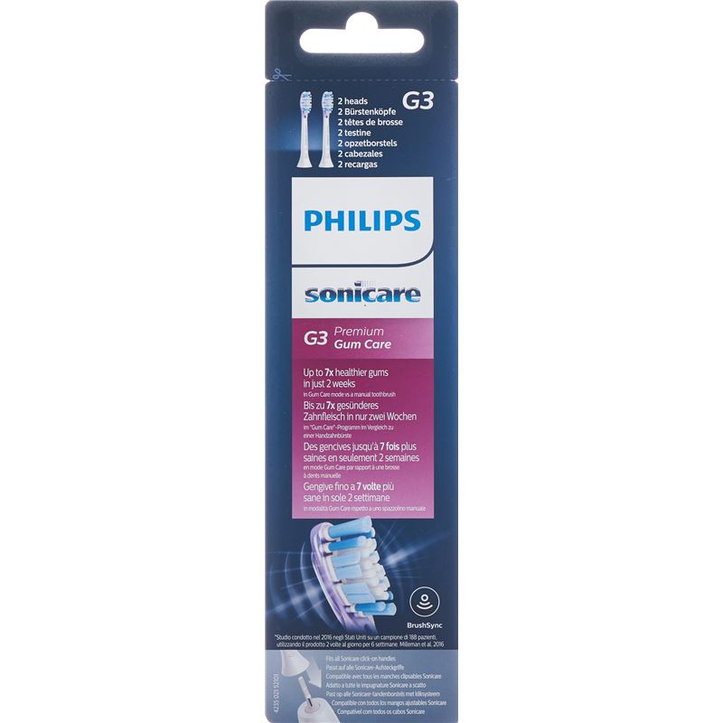 PHILIPS Sonicare Ersatzb G3 Prem G HX9052/17 2 Stk