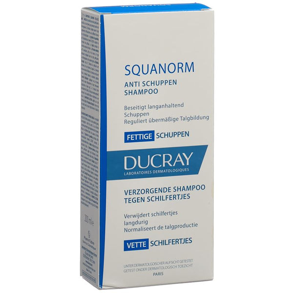 DUCRAY SQUANORM Shamp fett Schuppen Fl 200 ml