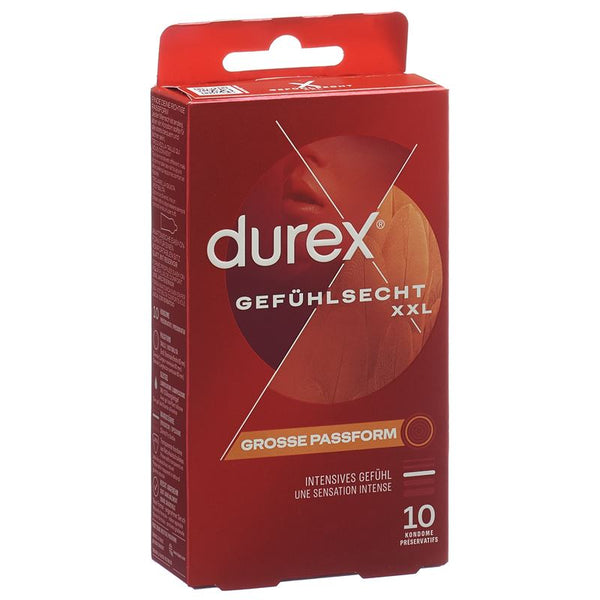 DUREX Gefühlsecht XXL Präservativ 10 Stk