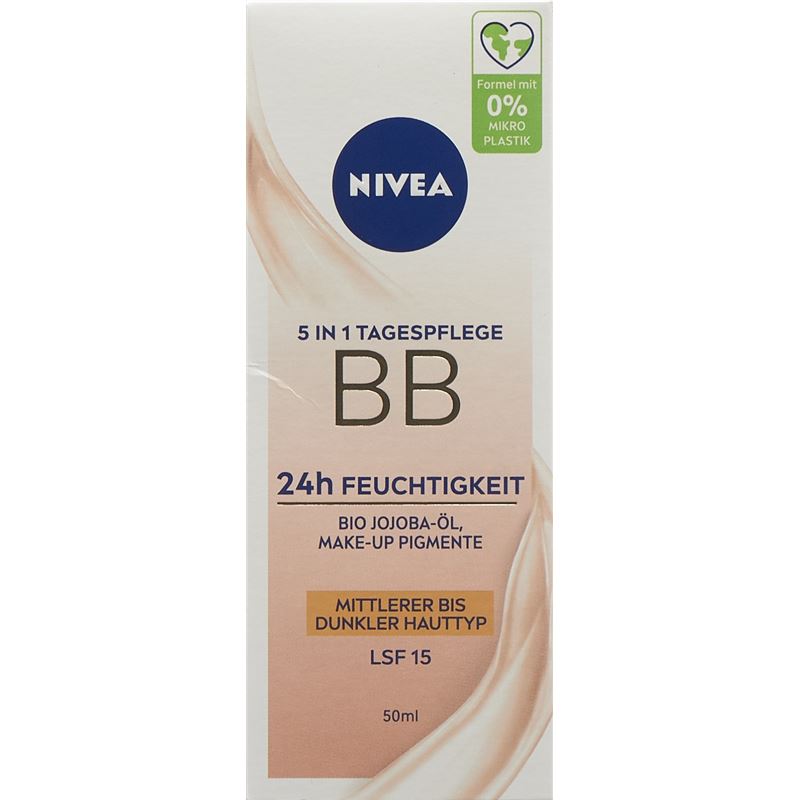 NIVEA 5in1 Tagespflege BB mittel LSF15 Tb 50 ml