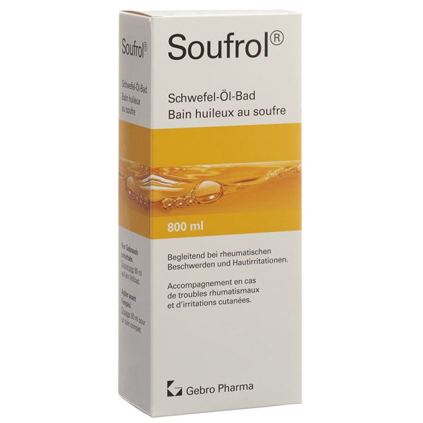 SOUFROL Schwefel-Öl-Bad Fl 800 ml
