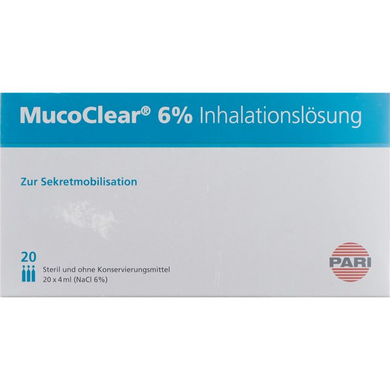 PARI MucoClear 6 % NaCl Inhalationslös 60 Amp 4 ml