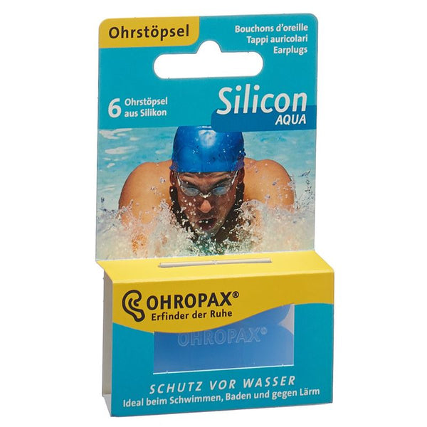 OHROPAX Silicon Aqua Ohrstöpsel 6 Stk