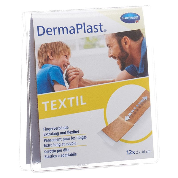 DERMAPLAST Textil Fingerverband 2x16cm hf 12 Stk