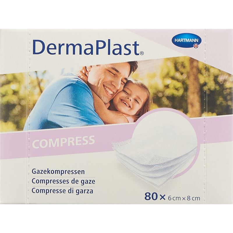 DERMAPLAST Compress 6x8cm 80 Stk