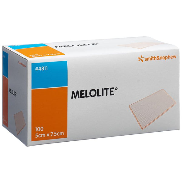 MELOLITE Wundkompresse 5cmx7.5cm 100 Btl