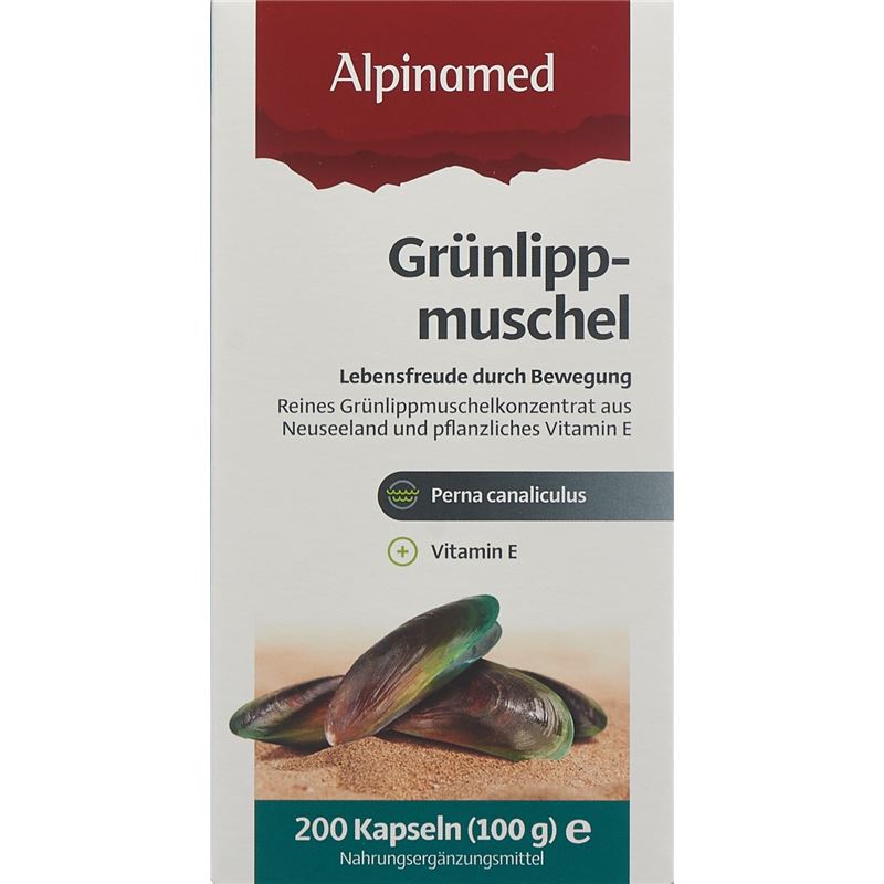 ALPINAMED Grünlippmuschel Kaps 400 mg 200 Stk