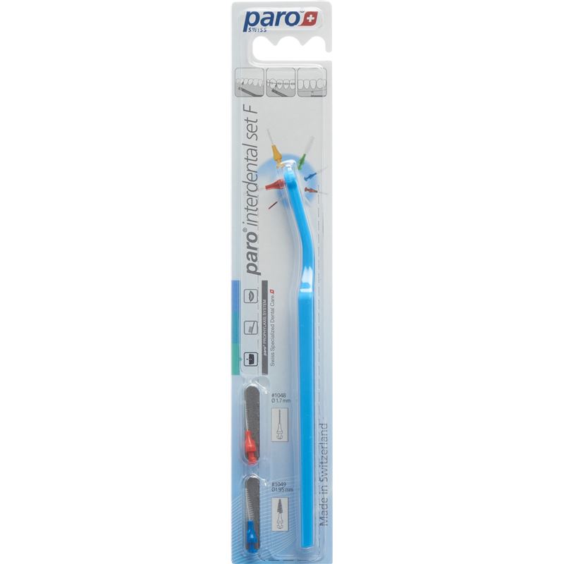 PARO Kunststoffhalter F Set mit 2 Bürsten