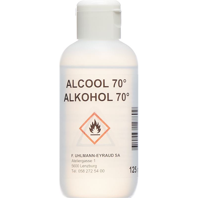 UHLMANN EYRAUD Alkohol 70 % Fl 125 ml